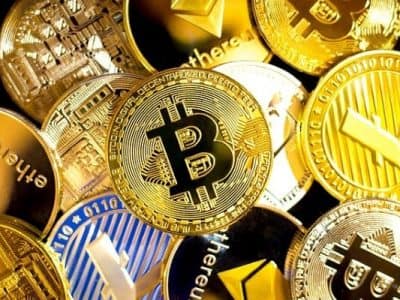Cryptocurrency, bitcoin, digital money